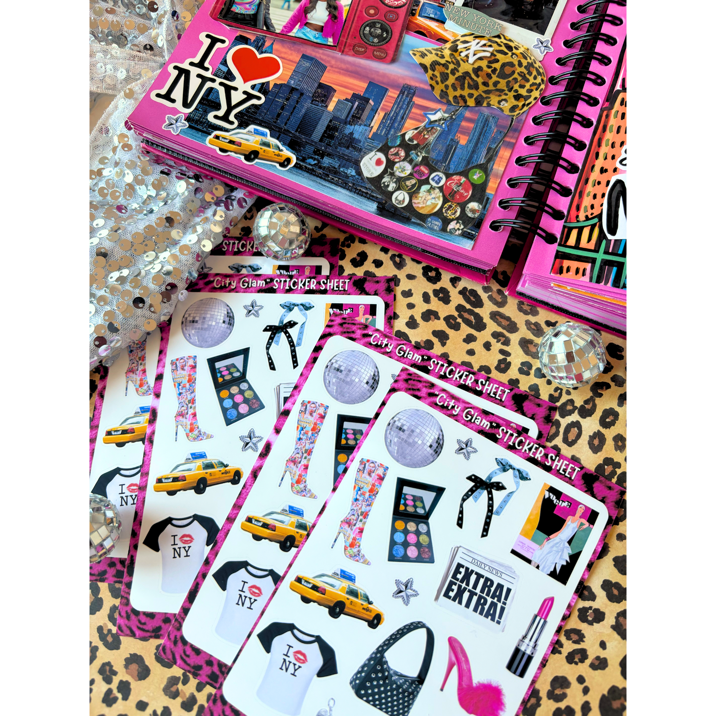 'City Glam' Sticker Sheet