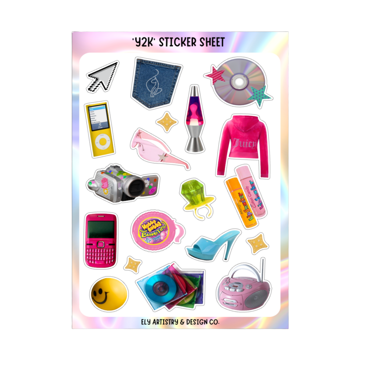 'Y2K' Sticker Sheet