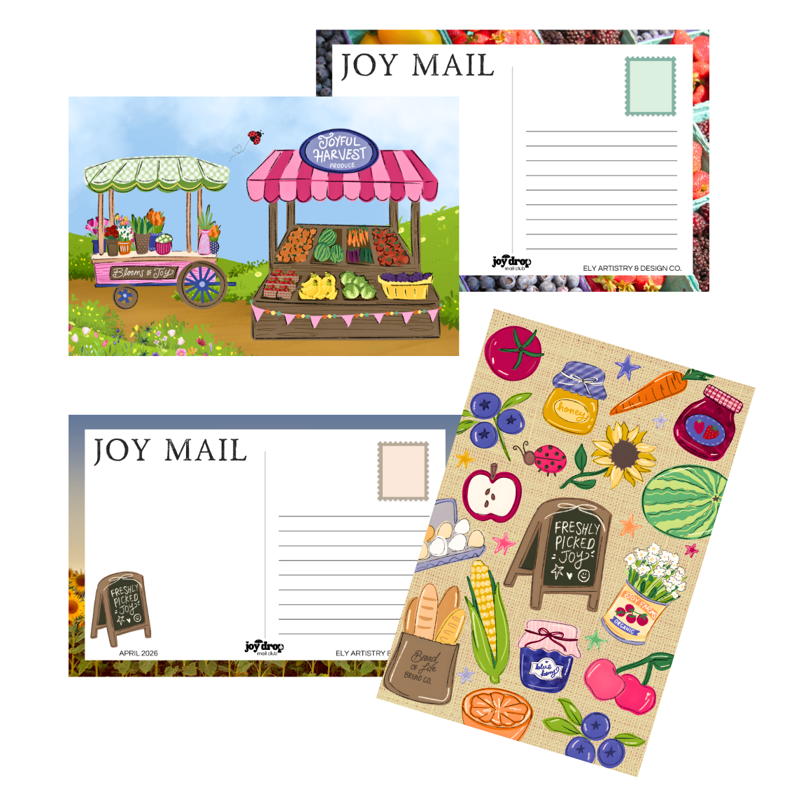 April JoyDrop (Postcards Only or Full Drop)