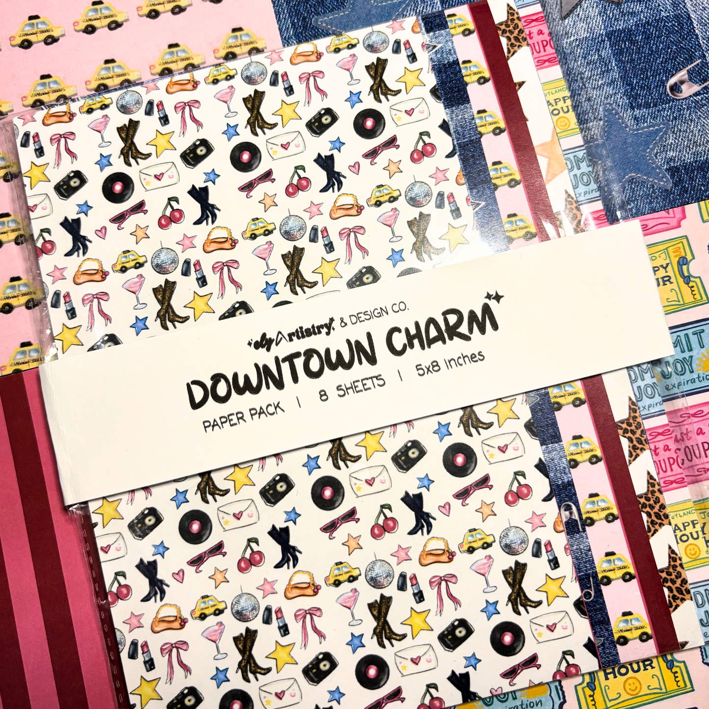 'Downtown Charm' Scrapbook Paper Pack