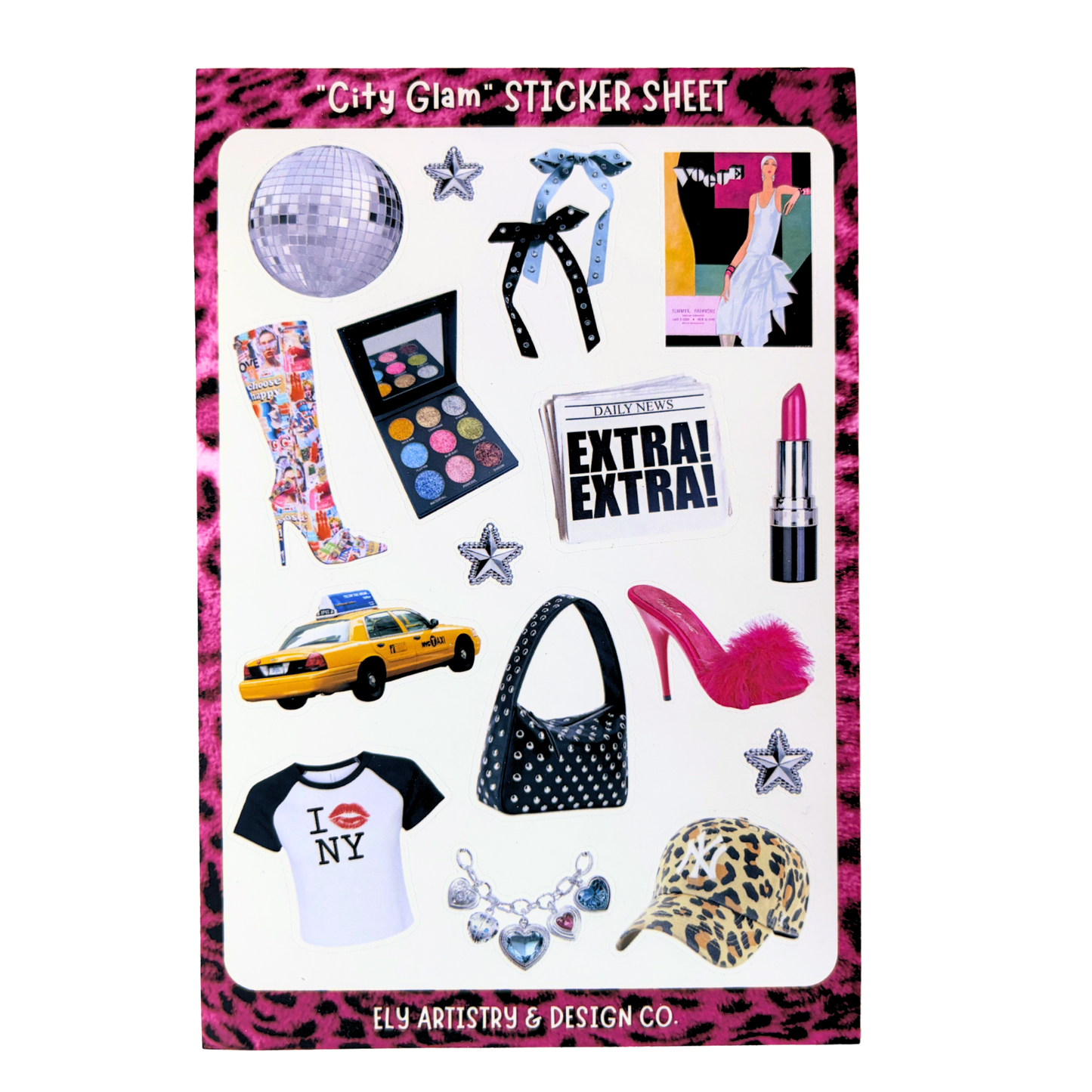 'City Glam' Sticker Sheet