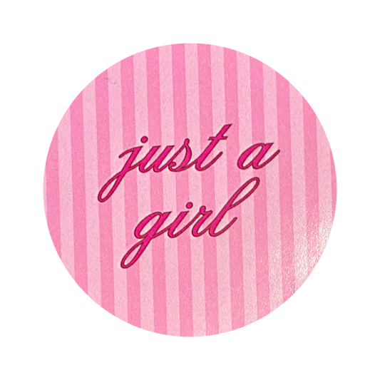 "Just a girl" Sticker